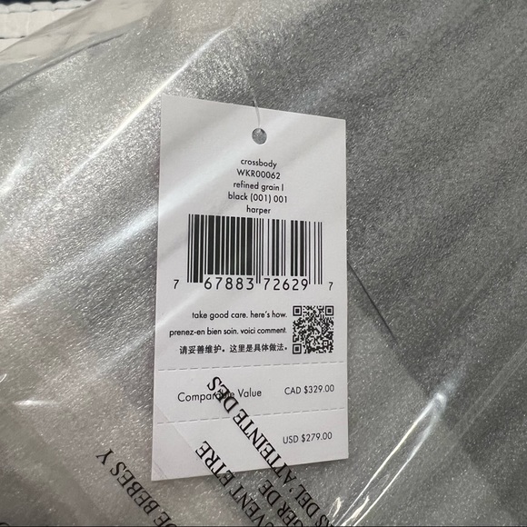 NWT KATE SPADE Harper Crossbody Purse Bag Black - Picture 6 of 6